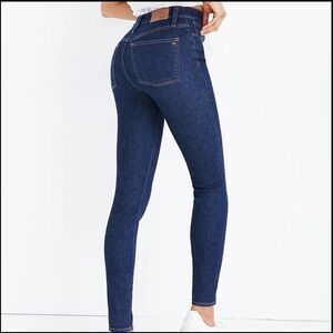 Madewell Curvy High-Rise Skinny Jeans Medium Wash Blue size 25
